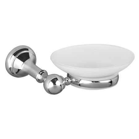 Мыльница настенная Verran матовая с серебряным 14х13,7х4,5 см мыльница verran vasilisk стекло зеленый