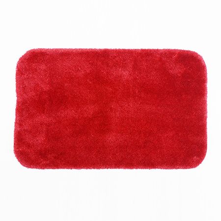 Коврик для ванной Wasserkraft Wern BM-2563 Red Полиамид и волокно Antron. настоящее мягкое углеродное волокно для dodge challenger 2015 2016 2017 2018 2019 2020 2021 2022 2023 автомобильный подстаканник коврик отделка аксессуары