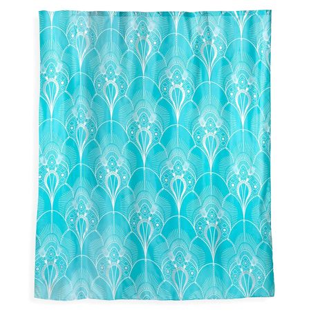 Шторка для ванной Wess бирюзовая (T639-5) занавеска д ванной tatkraft funny cats 180 x 180 см разно ный