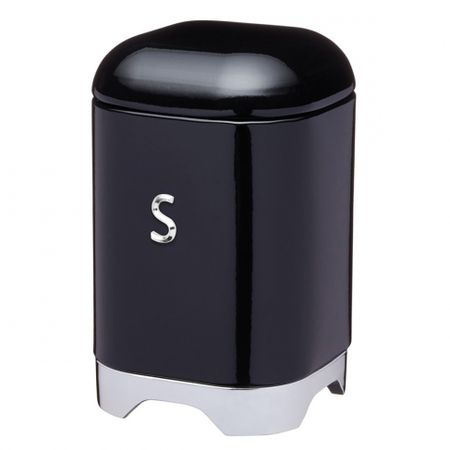 Ёмкость для сахара Kitchen Craft Lovello Retro black
