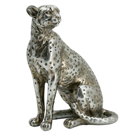 Фигурка Леопард 18X11X22СМ розовая канифольная статуэтка леопарда