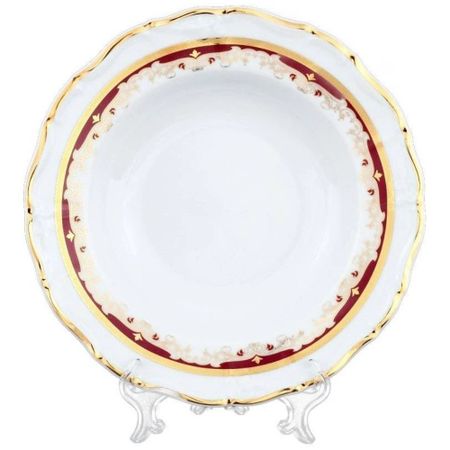 Тарелка глубокая Thun 1794 Мария-Луиза Красная линия, 23 см
