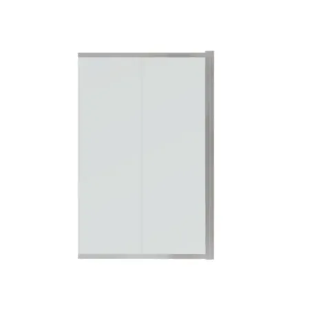 Шторка на ванну раздвижная Slider 98x150 см текстурированное стекло профиль хром матовый шторка для ванны ofelis mosaic 75х140см 1 створка стекло