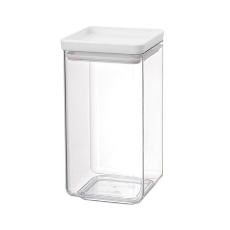 Банка для сыпучих продуктов Brabantia 1,6 л Белый банка для продуктов mallony classico nero 2 6л прямоугольная жесть