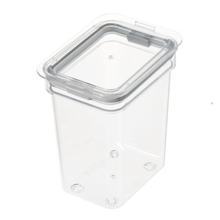 Контейнер пищевой герметичный Interdesign прозрачный пластик 13,5х10х15,2 см 0,95 л moonbiffy прозрачный герметичный контейнер для кухни