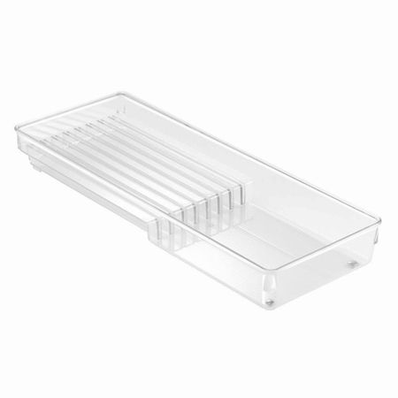 Лоток для ножей Interdesign 8 отделений пластиковый 41х15х5 см пластиковый бархатный лоток для украшений