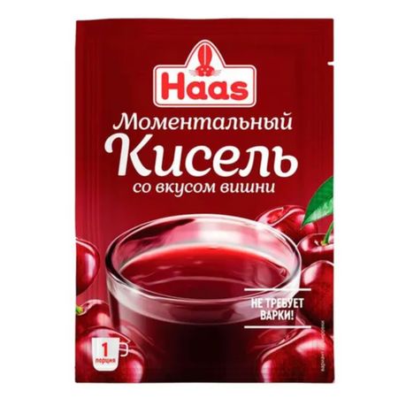 Кисель моментальный Haas вишня 75 г