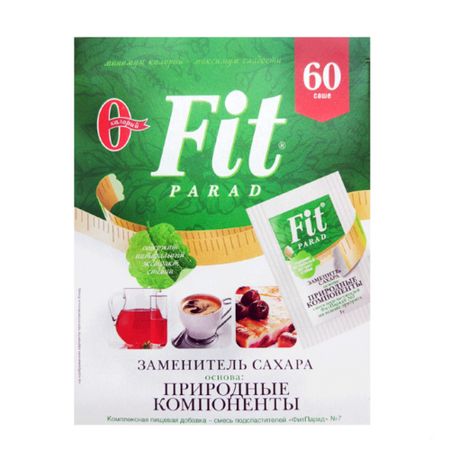 Заменитель сахара Fit Parad  №7 на основе эритритола 60 г сорбит заменитель сахара порошок 500 гр