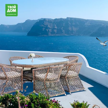 Комплект мебели NS RATTAN/MAVI Spider 7 предметов 117-6tch