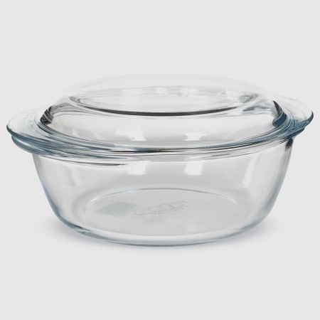 Кастрюля стеклянная Pyrex круглая с крышкой 2,3 л sandyha круглая стеклянная люстра led