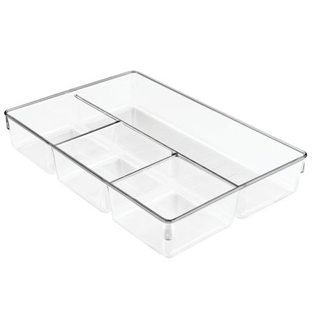 Органайзер Interdesign пластик 33х22,8х5,7 см пластиковый прозрачный органайзер для бисера 24 отсека