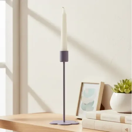 Подсвечник 19 см железо цвет фиолетовый позолоченный ортодоксовый подсвечник htisok