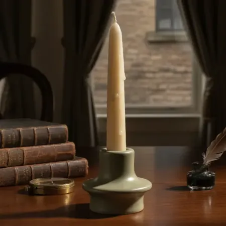 Подсвечник 6.6 см керамика цвет зеленый позолоченный ортодоксовый подсвечник htisok