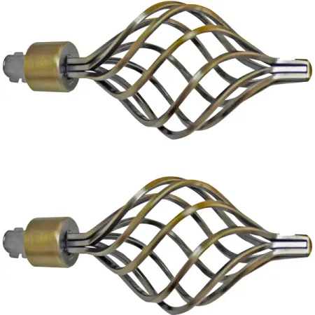 Наконечник Твист металл цвет золото антик 13.8 см 2 шт. сменный наконечник для паяльника fm65 hs 01