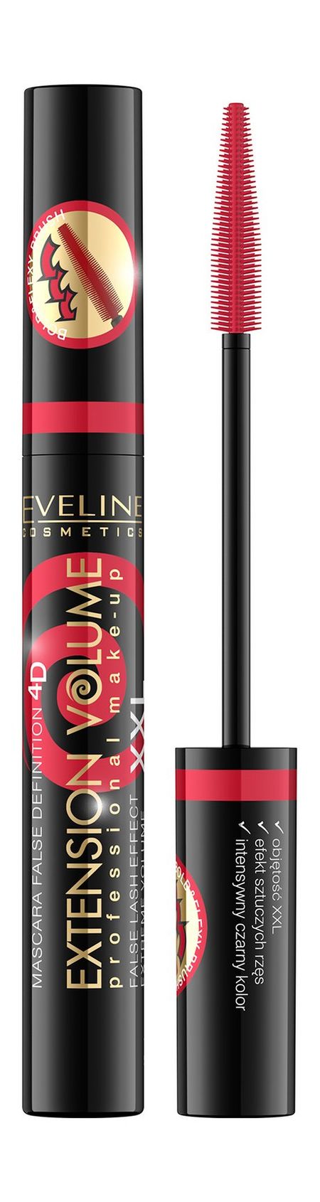Eveline Extension Volume Professional Make-Up False Definition 4D Mascara