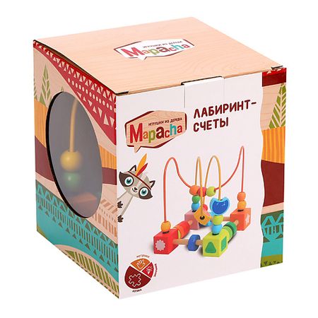 Развивающая игрушка MAPACHA Игрушка детская развивающая лабиринт-счеты