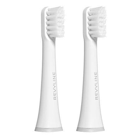 Насадка для электрической зубной щетки REVYLINE Насадка RL 050, серая, 2 шт для пылесоса dyson v7 v8 v10 v11 v12 v15 насадка для щетки аксессуары для чистки кронштейн полка для хранения держатель инструментов