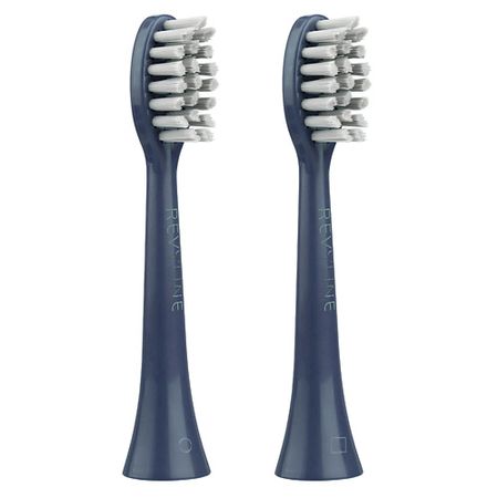 Насадка для электрической зубной щетки REVYLINE Насадка RL 060 голубая, 2 шт насадка для пылесоса универсальная 32 мм насадка на сопло для ковра насадка для щетки инструмент для пылесоса 1 шт