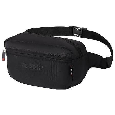 Сумка HEIKKI Сумка на пояс RIO регулируемый ремень, черная