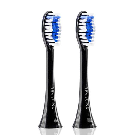Насадка для электрической зубной щетки REVYLINE Насадка RL 015 черная, 2 шт