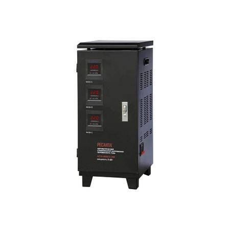 Стабилизатор напряжения Ресанта АСН-9 000-3 трехфазный 380 В 9 кВт напольный