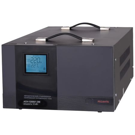Стабилизатор напряжения Ресанта АСН-12 000 -1-ЭМ однофазный 220 В 12 кВт напольный 30 вт тороидальный трансформатор для усилителя звука