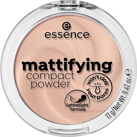 Пудра для лица ESSENCE Матирующая компактная пудра mattifying compact powder