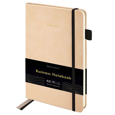 Блокнот BRAUBERG Блокнот А5  Velvet 80л резинка розовый coliky m5 5 отверстий розовый блокнот