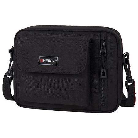 Сумка HEIKKI Сумка на плечо ATOM два кармана, черная