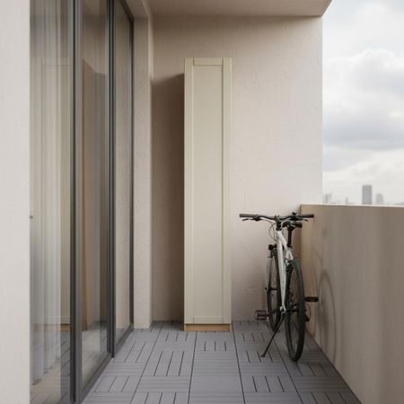 Шкаф распашной Байонна латте с 4 полками 40х232,2х54,5 ЛДСП каркас дуб комано