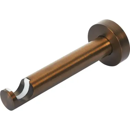 Держатель для однорядной штанги металл цвет античная медь 14.5 см винтажный медный брелок колокольчик tpxckz