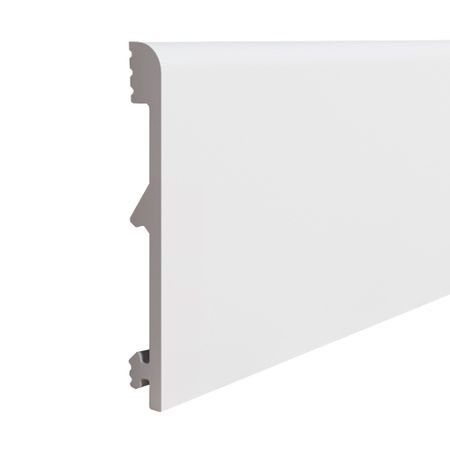 Плинтус экополимер Солид 120х14х2000 мм белый (1 UHD 43/120)