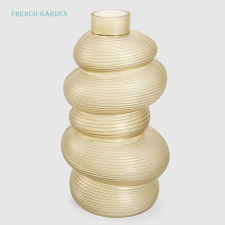 Ваза French garden стекло, Янтарный тур 30 см
