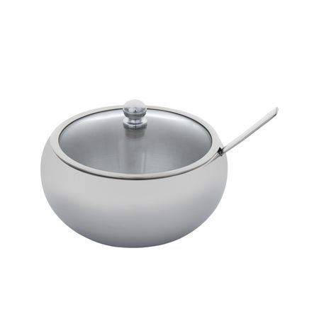 Сахарница с крышкой и ложкой  500мл 7109