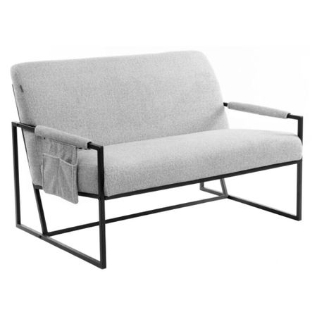 Диван Charli Lux двухместный серый (25185) угловой диван boss 3 0 max велюр alkantara серый