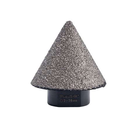 Фреза алмазная конусная Rage по керамограниту d2-38 мм для УШМ (559600) алмазные сверлильные фрезы shdiatool 20 25 35 50 68 мм