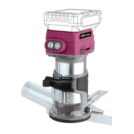 Фрезер аккумуляторный КМ АТОМ CMM-181BL без АКБ и ЗУ шаровые зажимные гайки whoopee m4 m16