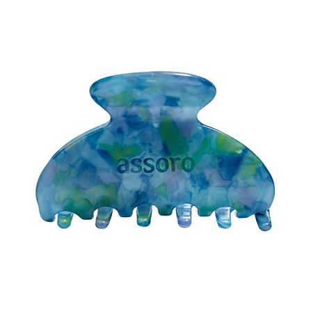 Заколка для волос ASSORO Краб для волос Аквамарин керамическая фигурка краб для чайной церемонии