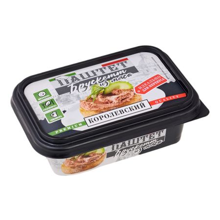 Паштет Борисовский мясокомбинат брускетт свинина, Королевский 150 г березы повислой почки 50 г сырье растительное пищ