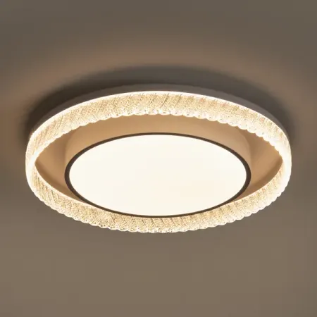 Светильник потолочный Galla 109 Вт 30 м² регулируемый белый свет цвет белый паяльник qhtitec jcd 80 вт с регулировкой температуры