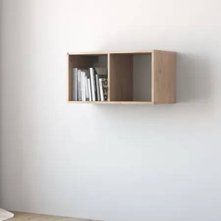 Стеллаж KONSENSA Руан 2 секции 36x70x31.7 см ЛДСП цвет дуб комано