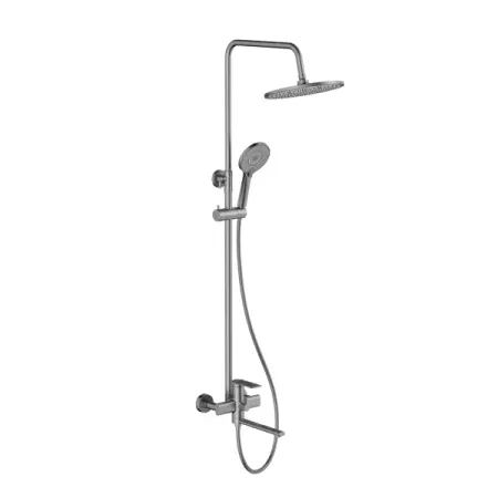 Душевая система Frap Arne со смесителем 3 режима цвет графит шестигранные стойки из латуни m2 m2 5 m3 m4