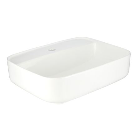 Раковина Corsa Deco WX200 50 см накладная с полочкой белая (ABWX2-50R)