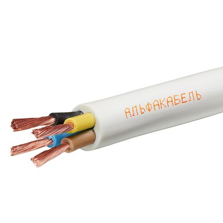 Провод Альфакабель ПВС 4х0,75 барабан dupont соединительный провод 20 см 26awg 2 54 мм 20 шт