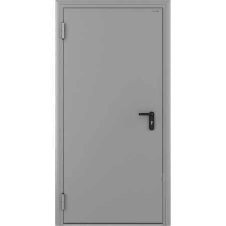 Дверь противопожарная DoorHan ДП-EI-60 глухая левая серый RAL 7035 980х2050 мм приемник doorhan transmitter pro 2 433 мгц 2 канала