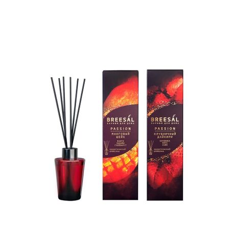 Аромадиффузор с палочками Breesal Passion Манговый шейк 70 мл открытки sjmandun путешествие в австрию 30 шт