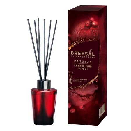Аромадиффузор с палочками Breesal Passion Клюквенный сорбет 70 мл открытки sjmandun путешествие в австрию 30 шт