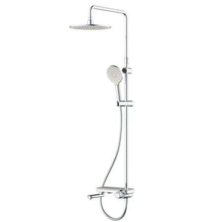 Душевая система AM.PM Like с верхним душем с лейкой с изливом хром (F0780700) расширенный верхний шаровой шарнир для great wall cannon power pao tank