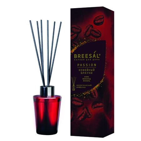 Аромадиффузор с палочками Breesal Passion Кофейный брауни 70 мл открытки sjmandun путешествие в австрию 30 шт
