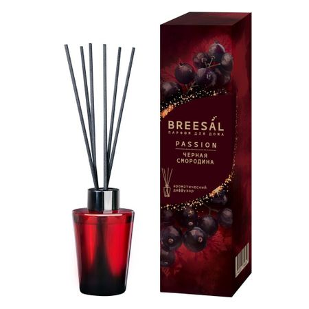 Аромадиффузор с палочками Breesal Passion Черная смородина 70 мл открытки sjmandun путешествие в австрию 30 шт